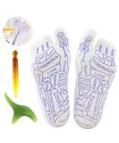 Reflexology Massage Socks for Women | Acupressure Foot Socks & Massage Tools for Pressure Point Relief - Buy Online on GoSupps.com