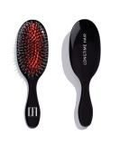 LongTime Hair hair brush for extensions |Nursing brushes for hair extension wig and toupet |Natural boar bristles and nylon bristles |Ideal for disguising and maintaining real hair extensions - Buy Online on GoSupps.com