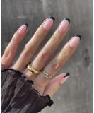 Sethexy Olive Green Short Square French Press On Nails 24 Pcs Acrylic Stick-On Nails for Women & Girls - Buy Online on GoSupps.com