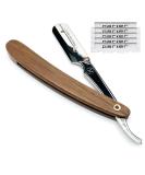 Parker Walnut Wood Handle Barber Straight Razor for Men + 5 Blades - Buy Online on GoSupps.com