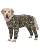 YeaPeeto One-Divider Pajamas for Large & Medium Dogs | Relaxation Wound Protection Anti-Lick Hair Loss | 4XL Camouflage - Cone Alternative - Buy Online on GoSupps.com