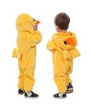 Doladola Unisex Baby Toddlers Romper Jumpsuit Hooded Cartoon Sleepsuits Infant Outfit 18-24 Months Yellow Duck - Buy Online on GoSupps.com
