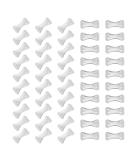 Healifty 100pcs Four Teeth Butterfly Buckle Clips | Elastic Metal Clasps & Fasteners for Replacement | Durable Aluminum Clips for Crafts & DIY - Buy Online on GoSupps.com