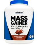 Nutricost Mass Gainer Double Chocolate 6.7 lbs - 50g Protein Non-GMO & Gluten Free - International Shipping Available - Buy Online on GoSupps.com