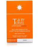Tan Towel Dark Half Body Tanner 0.25 fl. oz. - Instant Sun-Kissed Glow - Buy Online on GoSupps.com