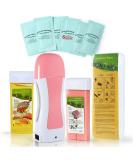 Rose & Honey Roll On Wax Kit for Sensitive Skin - Hair Removal Waxing Kit for Women and Men - At Home Roller Waxing Kit for Larger Body Areas - Buy Online on GoSupps.com