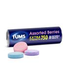 TUMS EX Assorted Berries 8 Count - Pack of 12 Antacid Rolls - Buy Online on GoSupps.com