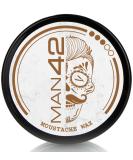 Buy MAN42 Moustache & Beard Wax - 50ml | Premium Beard Styling Wax for Perfect Grooming | International Shipping Available - Buy Online on GoSupps.com
