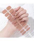 CBOIC 22PCS UV Gel Nail Polish Stickers - Long-Lasting Warm Nude Nail Strips | Semi-Hardened Gel Film for Women & Girls - Shop Internationally! - Buy Online on GoSupps.com