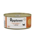 Applaws 100% Natural Wet Food for Cats - Chicken Breast & Pumpkin in Broth (24 x 156g Cans) - Premium Cat Food Delivered Worldwide - Buy Online on GoSupps.com