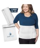 QORE LOGIQ Plus Size Abdominal Binder for Men and Women - Post Surgery Compression Garment - Adjustable 2XL White - Buy Online on GoSupps.com