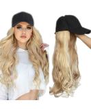 SEGO Hair Extension with Baseball Cap Wig Hair Extensions Wavy Hairpiece Like Real Hair Sandy Blonde & Blonde Bleaching#12P613 - Buy Online on GoSupps.com