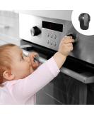 Moonybaby Oven Child Lock - Heat-Resistant Strong 3M Adhesive Safe Closure for Toddlers (1 Pack Black) - International Shipping - Buy Online on GoSupps.com