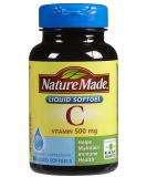 Nature Made Vitamin C 500mg Softgels - 60 Count - Buy Online on GoSupps.com