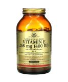 Solgar Vitamin E 268mg (400 IU) 250 Softgels - Naturally Sourced | Premium Quality - Buy Online on GoSupps.com