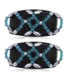 Kytpyi Hair Comb & Clips Set - Fashionable Stretchable Hair Accessories for Thick & Fine Hair - Durable Double Comb with Pearls - 2 Pieces for Women & Girls (Blue) - Buy Online on GoSupps.com