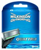 Wilkinson Quattro blades 8 Count (Pack of 1) - Buy Online on GoSupps.com