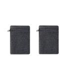 Mand Joint Bag 2er Set - Versatile Welding Tape & Wrist Bands with Zip Pocket for Running Jogging Walking Biking & Yoga - Dark Gray - Buy Online on GoSupps.com