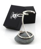 Premium Men's Shaving Brush & Razor Holder - Stainless Steel Chrome Finish | International Shipping Available - Buy Online on GoSupps.com