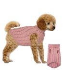 Cozy Pink Dog Sweater - Winter Turtleneck Knit for Small & Medium Pets | Warm Cat & Dog Pullovers - Shop Internationally! - Buy Online on GoSupps.com