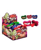 Halloween Trick or Treat Sweets - Fruit Flavoured Hard Candy Zombie Halloween Candy Teeth Pop - Pack Of 15 (Vegetarian/Vegan) - Individually Wrapped - Buy Online on GoSupps.com