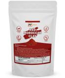 MGanna 100% Natural Moroccan Red Clay Powder | Anti-Aging & Skin Tightening | Hair Masks Peelings Creams & Soap | 0.5 lbs / 227 g - Buy Online on GoSupps.com