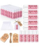 50 Set Bridal Shower Lip Balm Gifts | Bulk Wedding Favors with Organza Bags & Tags | Perfect for Bridesmaid Proposals & Bachelorette Parties - Buy Online on GoSupps.com