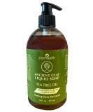 Buy Clay Liquid Soap with Tea Tree - 16 oz | Zion Health | International Shipping Available - Buy Online on GoSupps.com