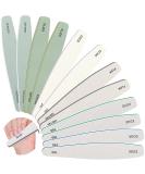 CGBE 12-Piece Professional Nail File Set Double-Sided Washable for Gel Acrylic & Natural Nails | 100/150/220/240/1000/4000 Grits | Ideal for Manicure - Buy Online on GoSupps.com