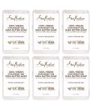 SheaMoisture Shea Butter Body Wash Bar Soap - 6 Pack | Softens & Restores with 100% Virgin Coconut Oil & Acacia Senegal | 8 Oz Bar - Buy Online on GoSupps.com