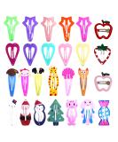 130 Pcs Cartoon Hair Clips for Girls - Colorful Metal Clips for Everyday & Holiday Celebrations | Vcostore - Buy Online on GoSupps.com