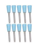 Sonew 10 Pieces Silicone Rotary Burr Set - Dental Grinder Drill Burrs Polishing & Drilling Tools (Cup Shape - Blue) | Worldwide Shipping - Buy Online on GoSupps.com