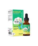 Kiddivit Baby Vitamin A&D Liquid Drops - 60 Daily Servings - 2 Fl Oz Glass Bottle with Dropper - Sugar Free, Gluten Free, Vegetarian Friendly - Buy Online on GoSupps.com