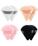 8 Pieces Triangle Powder Puff Face Soft Triangle Makeup Puff Velour Cosmetic Foundation Blender Sponge Beauty Makeup Tools Colorful - Buy Online on GoSupps.com