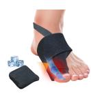 Bunion Corrector with Hot & Cold Pad | Customizable Non-Slip Splint for Hallux Valgus Pain Relief - One Size Fits Most for Men & Women - Buy Online on GoSupps.com