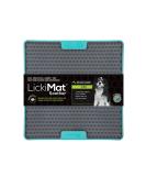 Lickimat Tuff Turquoise Slow Feeder - Boredom & Anxiety Reducer for Dogs - Perfect for Treats & Peanut Butter - Fun Alternative to Slow Feed Bowl - Buy Online on GoSupps.com