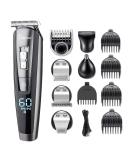 Hatteker 5-in-1 Hair Clipper & Beard Trimmer Kit for Men - Cordless Waterproof Groomer USB Rechargeable Precision Trimmer - Buy Online on GoSupps.com