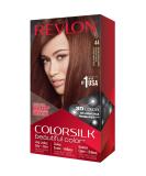 REVLON COLORSILK PERMANENT HAIR COLOUR MEDIUM RED BROWN 44 44 Brown Medium Reddish Brown 1.00 g (Pack of 1) - Buy Online on GoSupps.com