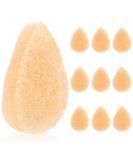 10 Pack Facial Sponge for Daily Cleansing and Gentle Exfoliating - Buff Puff Style Exfoliating Pads Perfect for Removing Dead Skin Dirt and Makeup - Reusable Puf Made in The USA - Buy Online on GoSupps.com