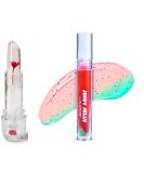 Blossom Juicy Jelly Lip Oil & Color Changing Lip Balm Bundle - Watermelon/Red - Buy Online on GoSupps.com