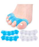 Premium Toe Separator and Toe Spacers for Bunion Correction - 2 Pairs for Comfort and Durability | Hammer Toe Straightener for Men and Women - Buy Online on GoSupps.com