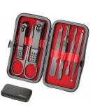 Manicure Set Personal Care Nail Clipper Kit Luxury Manicure 8 In 1 Professional Pedicure Set Grooming kit Christmas Gift for Men Husband Boyfriend Parents Women Elder Patient Nail Care Black and Red - Buy Online on GoSupps.com