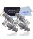 Etymotic ER20XS High-Fidelity Earplugs (2 Pairs, Frost Color) - Noise Reduction, Carrying Case, Neck Cord - Liberty Cloth Included - Buy Online on GoSupps.com