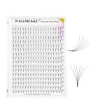 Buy Nagaraku Prefabricated Volume Eyelash Extensions - 320pcs 6D C Curl 15mm | High-Quality Premade Fans for Gorgeous Lashes - Buy Online on GoSupps.com