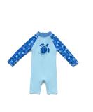 BONVERANO Baby Boys Swimsuit/Sunsuit UPF 50+ Sun Protection One Piece Swimwear with Sun Hat - 18 Months | See Turtle Print - Buy Online on GoSupps.com