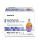 McKesson Safety Lancet 30 Gauge Needle 1.5mm Depth - Box of 100 - Buy Online on GoSupps.com