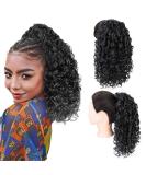 Kagodri Wig Ponytail - African Small Curly Women's Extension with Cord | Brazilian Curly Style for Effortless Glam - Buy Online on GoSupps.com