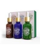 Monster&Son Cold Pressed Beard Oil Variety Pack - Hydrate Style & Promote Growth - Jojoba Argan Meadowfoam Oils - Perfect Gift for Bearded Men - Buy Online on GoSupps.com