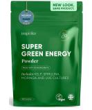 Inspiriko Super Greens Powder with 18 Natural Superfood Ingredients - Spirulina Kale Moringa - Green Powder Superfood with Probiotics 150g UK Made Vegan - for Energy Digestion Immune Support 150 g (Pack of 1) - Buy Online on GoSupps.com