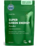 Organic Super Greens Powder with 17 Superfoods - Inspiriko 150g Unflavored | Green Superfood for Juices & Smoothies - Buy Online on GoSupps.com
